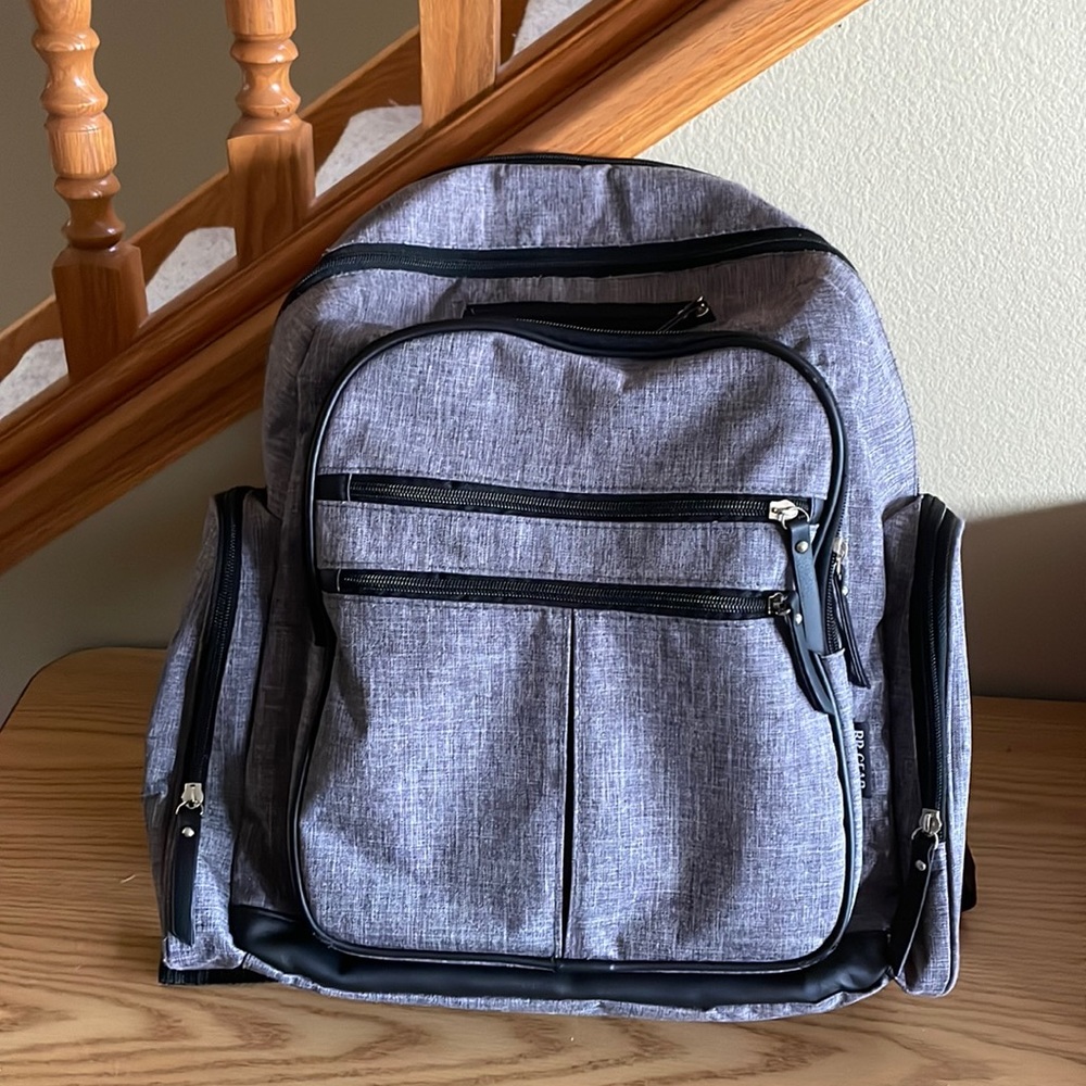 BB Gear Diaper Back Pack Bag Excellent Cond.  Changing Table pad Baby GearBack